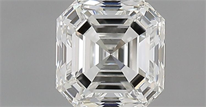 Picture of Natural Diamond 0.80 Carats, Asscher with  Cut, G Color, VVS1 Clarity and Certified by IGI