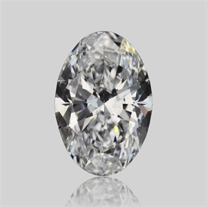 Foto Diamante Natural 0.57 quilates, Ovalado , Color D, claridad VVS1 y certificado GIA de