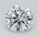 Del inventario de diamantes de laboratorio, 1.30 quilates, Redondo , Color D, claridad VS2 y certificado IGI