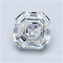 Diamante Natural 2.01 quilates, Asscher , Color H, claridad VVS1 y certificado GIA