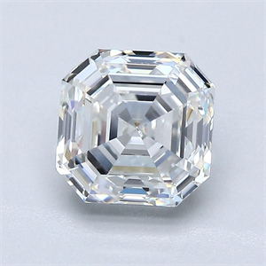 Foto Diamante Natural 2.01 quilates, Asscher , Color H, claridad VVS1 y certificado GIA de