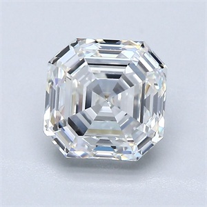 Picture of Natural Diamond 2.01 Carats, Asscher with  Cut, H Color, VVS1 Clarity and Certified by GIA