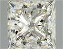 Natural Diamond 1.01 Carats, Princess with  Cut, K Color, VS1 Clarity and Certified by GIA
