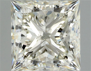 Picture of Natural Diamond 1.01 Carats, Princess with  Cut, K Color, VS1 Clarity and Certified by GIA