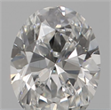 Natural Diamond 0.19 Carats, Oval with  Cut, E Color, VS1 Clarity and Certified by GIA