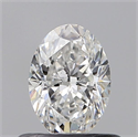 Diamante Natural 0.51 quilates, Ovalado , Color F, claridad SI1 y certificado GIA