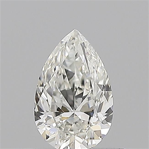 Picture of Natural Diamond 0.50 Carats, Pear with  Cut, H Color, VS2 Clarity and Certified by GIA