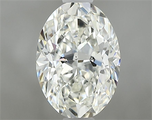 Picture of Natural Diamond 0.91 Carats, Oval with  Cut, J Color, VS2 Clarity and Certified by GIA