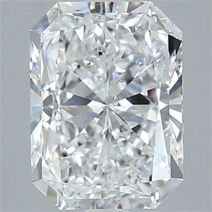 Picture of Natural Diamond 3.51 Carats, Radiant with  Cut, E Color, SI2 Clarity and Certified by GIA