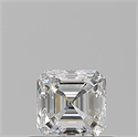 Diamante Natural 0.52 quilates, Asscher , Color G, claridad IF y certificado GIA