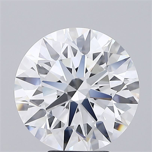 Picture of Lab Grown Diamond 6.02 Carats, Round with Ideal Cut, D Color, IF Clarity and Certified by IGI