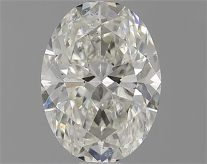 Picture of Natural Diamond 0.81 Carats, Oval with  Cut, K Color, SI2 Clarity and Certified by GIA