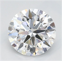 Lab Grown Diamond 1.16 Carats, Round with Ideal Cut, D Color, VVS2 Clarity and Certified by IGI