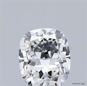 Foto Diamante Natural 0.33 quilates, Del cojín , Color G, claridad IF y certificado GIA de