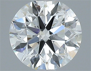Picture of Natural Diamond 0.46 Carats, Round with Excellent Cut, G Color, SI2 Clarity and Certified by GIA
