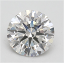 Lab Grown Diamond 2.37 Carats, Round with Ideal Cut, G Color, VS1 Clarity and Certified by IGI