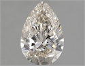 Diamante Natural 0.74 quilates, De pera , Color J, claridad IF y certificado GIA