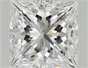Natural Diamond 0.61 Carats, Princess with  Cut, D Color, SI1 Clarity and Certified by GIA