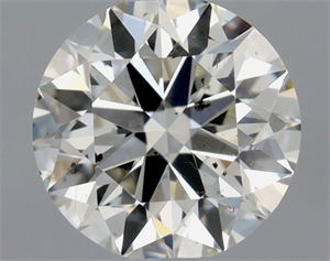 Picture of Natural Diamond 0.40 Carats, Round with Excellent Cut, J Color, SI1 Clarity and Certified by GIA