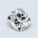 Diamante Natural 0.80 quilates, Del cojín , Color H, claridad SI2 y certificado GIA