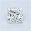Diamante Natural 0.90 quilates, Princesa , Color I, claridad VS2 y certificado GIA