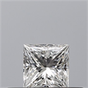 Natural Diamond 0.23 Carats, Princess with  Cut, D Color, VS1 Clarity and Certified by GIA