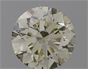 Natural Diamond 0.80 Carats, Round with Excellent Cut, M Color, IF Clarity and Certified by IGI