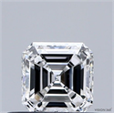 Diamante Natural 0.40 quilates, Asscher , Color F, claridad VVS2 y certificado GIA
