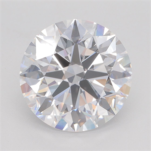 Picture of Lab Grown Diamond 5.04 Carats, Round with Excellent Cut, D Color, VVS2 Clarity and Certified by GIA