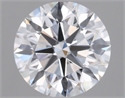 Lab Grown Diamond 1.58 Carats, Round with Ideal Cut, D Color, VS1 Clarity and Certified by IGI