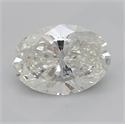 Natural Diamond 1.20 Carats, Oval with  Cut, I Color, SI2 Clarity and Certified by GIA