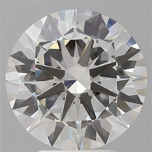 Picture of Lab Grown Diamond 4.59 Carats, Round with Excellent Cut, F Color, VVS2 Clarity and Certified by IGI