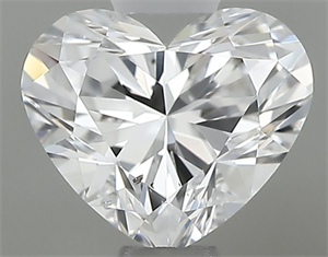 Picture of Natural Diamond 0.50 Carats, Heart with  Cut, D Color, SI1 Clarity and Certified by GIA
