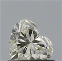 Natural Diamond 0.50 Carats, Heart with  Cut, I Color, IF Clarity and Certified by IGI