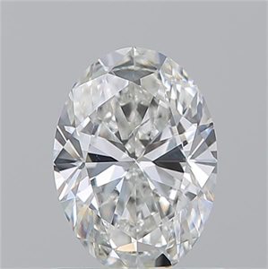 Picture of Natural Diamond 0.91 Carats, Oval with  Cut, G Color, SI2 Clarity and Certified by GIA