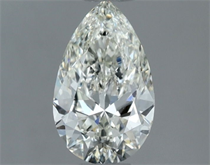 Picture of Natural Diamond 0.70 Carats, Pear with  Cut, H Color, VVS2 Clarity and Certified by IGI