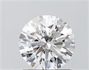 Lab Grown Diamond 1.05 Carats, Round with Ideal Cut, D Color, VVS2 Clarity and Certified by IGI