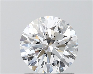 Picture of Lab Grown Diamond 1.05 Carats, Round with Ideal Cut, D Color, VVS2 Clarity and Certified by IGI
