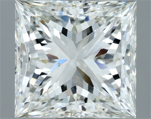 Foto Diamante Natural 3.05 quilates, Princesa , Color I, claridad VS2 y certificado IGI de