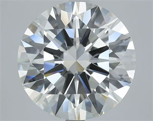 Picture of Natural Diamond 4.50 Carats, Round with Excellent Cut, I Color, VS1 Clarity and Certified by GIA
