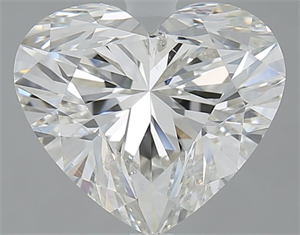 Picture of Natural Diamond 4.02 Carats, Heart with  Cut, H Color, SI1 Clarity and Certified by IGI
