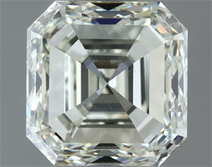 Picture of Natural Diamond 1.54 Carats, Asscher with  Cut, K Color, VS1 Clarity and Certified by IGI
