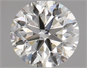 Natural Diamond 0.50 Carats, Round with Excellent Cut, I Color, VS1 Clarity and Certified by IGI