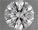 Natural Diamond 0.41 Carats, Round with Excellent Cut, F Color, VVS1 Clarity and Certified by GIA