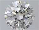 Diamante Natural 4.50 quilates, Redondo , Color H, claridad VS2 y certificado GIA