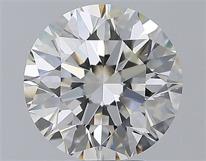 Picture of Natural Diamond 4.50 Carats, Round with Excellent Cut, H Color, VS2 Clarity and Certified by GIA