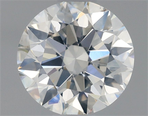 Picture of Natural Diamond 0.71 Carats, Round with Excellent Cut, H Color, SI1 Clarity and Certified by GIA