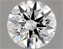 Natural Diamond 0.76 Carats, Round with Excellent Cut, E Color, VVS1 Clarity and Certified by GIA