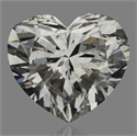 Natural Diamond 0.33 Carats, Heart with  Cut, E Color, SI2 Clarity and Certified by GIA