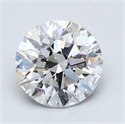 Diamante Natural 1.50 quilates, Redondo , Color F, claridad SI2 y certificado GIA